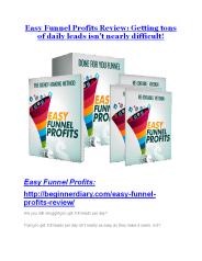 Easy Funnel Profits review - Easy Funnel Profits top notch features
