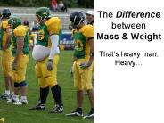 The Difference between Mass
