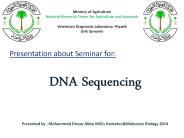 DNA sequencing