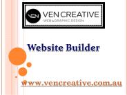 Website Builder - vencreative.com.au