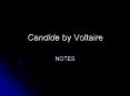 Candide by Voltaire PowerPoint PPT Presentation