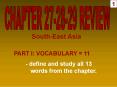 CHAPTER 27-28-29 REVIEW PowerPoint PPT Presentation