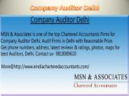 Company Auditor Delhi