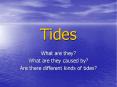 Tides PowerPoint PPT Presentation