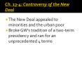 Ch. 13-4: Controversy of the New Deal PowerPoint PPT Presentation