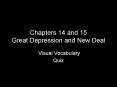 Chapters 14 and 15 Great Depression and New Deal PowerPoint PPT Presentation