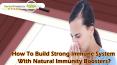 How To Build Strong Immune System With Natural Immunity Boosters? PowerPoint PPT Presentation