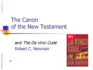 The Canon of the New Testament