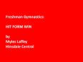 Freshman Gymnastics: PowerPoint PPT Presentation