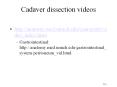 Cadaver dissection videos PowerPoint PPT Presentation