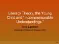 Literacy Theory, the Young Child and  PowerPoint PPT Presentation