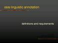 osis linguistic annotation PowerPoint PPT Presentation