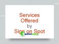 Services Offered by Sign On Spot PowerPoint PPT Presentation
