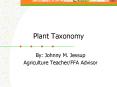 Plant Taxonomy PowerPoint PPT Presentation
