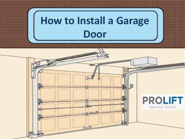 PPT – How to Install a Garage Door PowerPoint presentation | free to ...