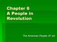 Chapter 6 A People in Revolution PowerPoint PPT Presentation