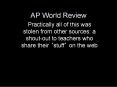 AP World Review PowerPoint PPT Presentation