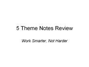 5 Theme Notes Review