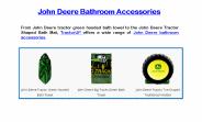John deere bathroom accessories