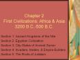 Chapter 2 First Civilizations: Africa PowerPoint PPT Presentation