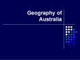 Geography of Australia PowerPoint PPT Presentation