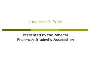 Lice aren