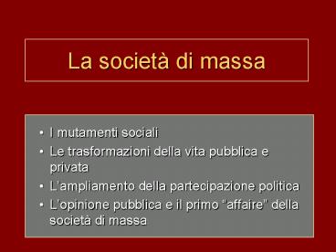 La societ