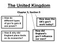 The United Kingdom PowerPoint PPT Presentation