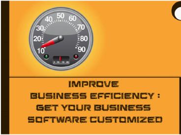 Improve Business Efficiency: Get Your Business Software Customized