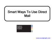 Smart Ways to Use Direct Mail