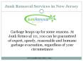 Take the Advantage of Junk Removal Services in New Jersey PowerPoint PPT Presentation