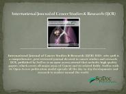 International Journal of Cancer Studies & Research (IJCR) ISSN:2167-9118