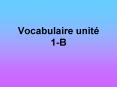 Vocabulaire unit PowerPoint PPT Presentation