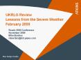 UKRLG Review Lessons from the Severe Weather February 2009 PowerPoint PPT Presentation