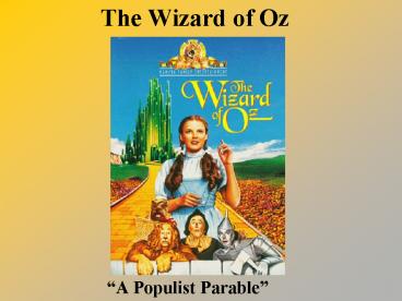 The Wizard of Oz