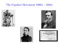 The Populist Movement 1880s  PowerPoint PPT Presentation