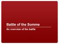 Battle of the Somme PowerPoint PPT Presentation