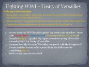 Fighting WWI 