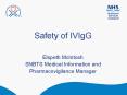 Safety of IVIgG PowerPoint PPT Presentation