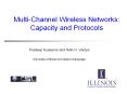 Multi-Channel Wireless Networks: Capacity and Protocols PowerPoint PPT Presentation