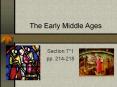 The Early Middle Ages PowerPoint PPT Presentation