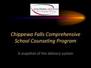 Chippewa Falls Comprehensive School Counseling Program
