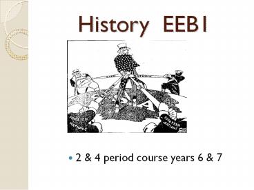 History EEB1
