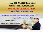 HCA 240 MART Inspiring Minds/hca240mart.com