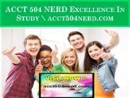 ACCT 504 NERD Excellence In Study \ acct504nerd.com