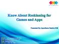 Know about Reskinning for Games and Apps - AppnGameReskin PowerPoint PPT Presentation