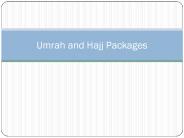 Hajj and Umrah 2016