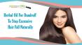 Herbal Oil For Dandruff To Stop Excessive Hair Fall Naturally