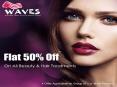 Festivals special offers get flat 50% off on all hair and beauty treatments in Noida till 10 October.