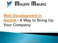 Web Development in Nashik - A Way to Bring Up Your Company PowerPoint PPT Presentation